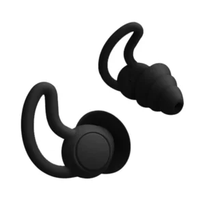 Soft Silicone Ear Plugs, 3-Layer Reusable Noise Reduction