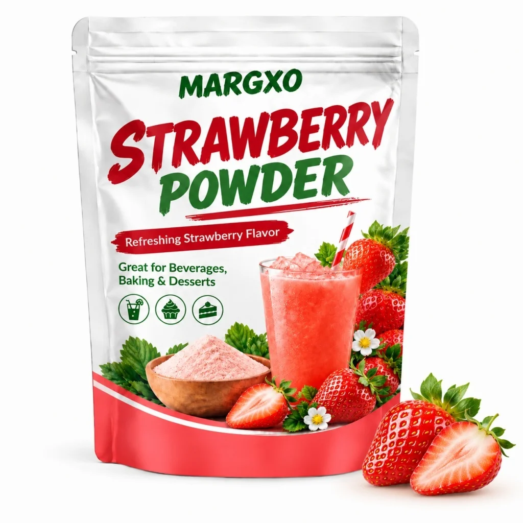 Strawberry Powder, Sweet Berry Flavor, 6.35OZ, No Added