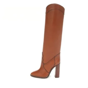 Style Round Toe High Boots Knee Boots Ultra