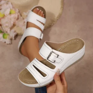 Summer Plus Size Slippers Women’s Wedge Platform Casual