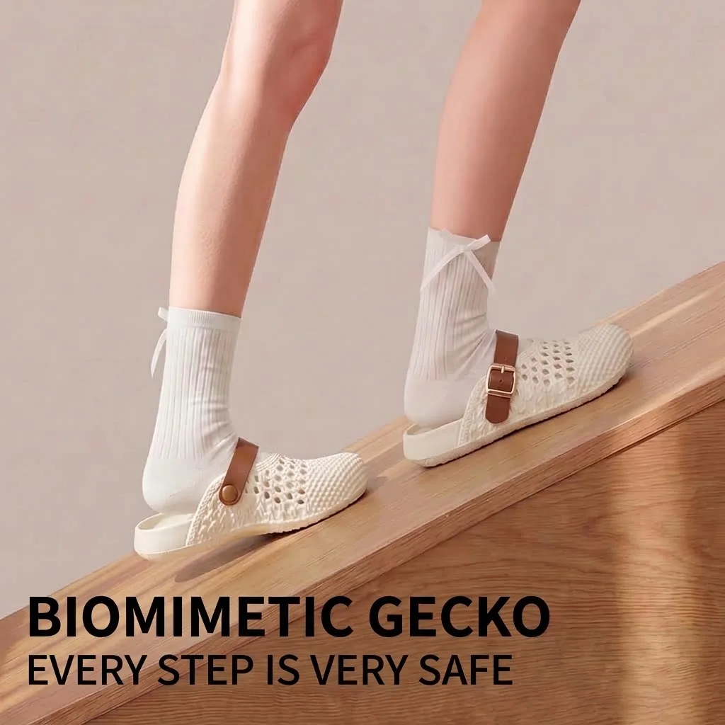 Summer Women Hollow Out Slippers Thick Platform Non-Slip