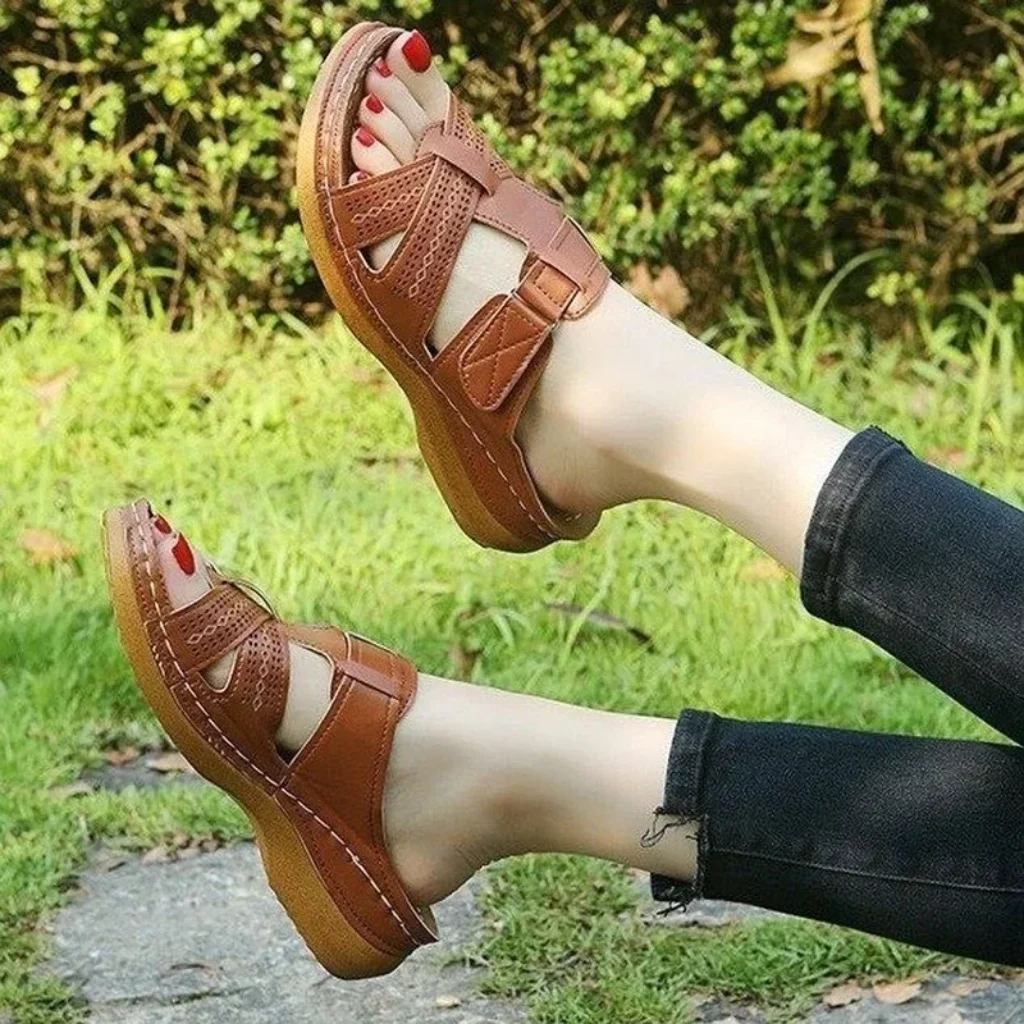 Summer Women Wedge Sandals Premium Orthopedic Open Toe
