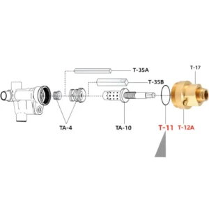 T12A Cap Assembly Symmons Tub Shower Valve Rebuild