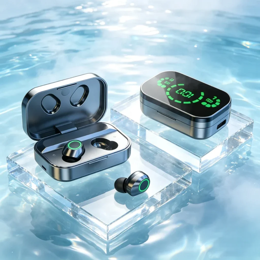 TWS Wireless Bluetooth 5.4 Earphone HiFi Stereo Headphones