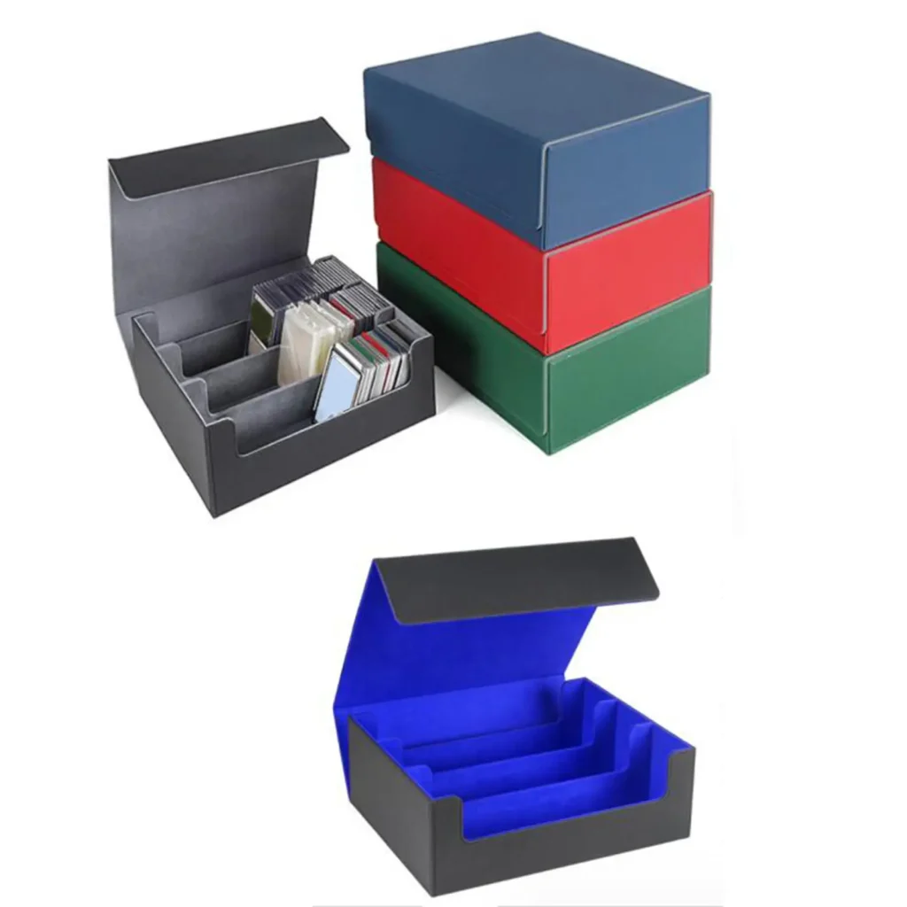 Waterproof Trading Cards Storage Box 1800 Cards PU