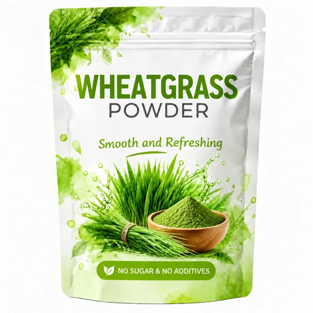Wheatgrass Powder, Green Plant Powder, Fine Ground, 180g