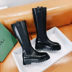 Winter Chunky Platform Women Fur Snow Boots Keep