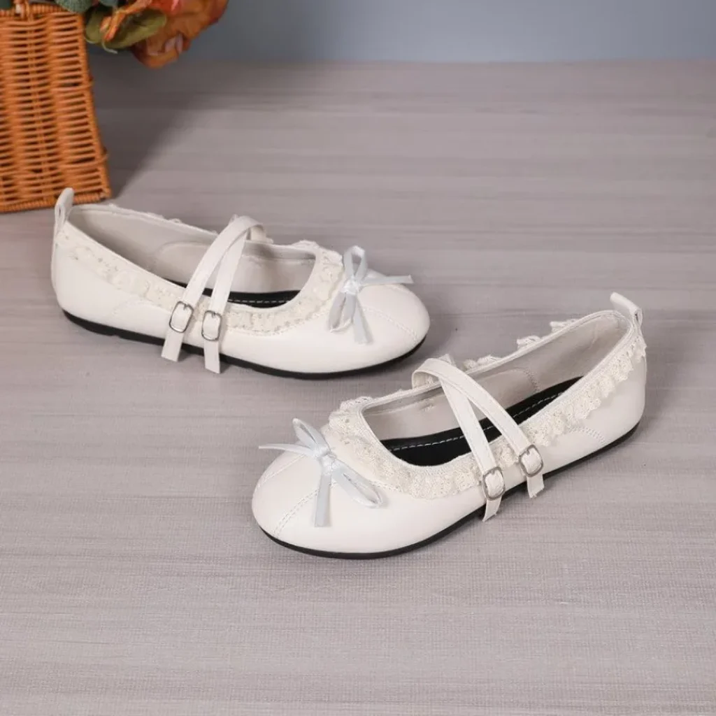 Women’s Fashion Single Shoes Spring Round Head Shallow