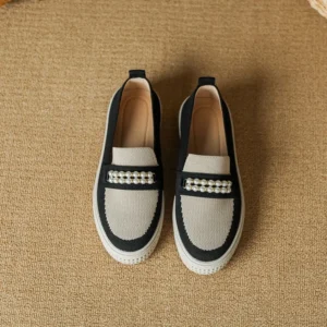 Women’s Summer Comfortable Shoes Match Color Flying Woven