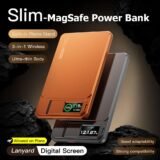 10000mAh Slim Power Bank for MagSafe,Magnetic Wireless 20W Fast Charging Portable External Battery For iPhone 12-17 Pro Samsung