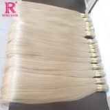 100% Real Human Hair Bulks 613 no Weft Honey Blond Hair Extensions Vietnamese Virgin Hair Straight Weaving Hair for Braiding