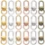 10pcs/pack Rotating Dog Buckle Snap Lobster Clasps Hooks for DIY Jewelry Making Keychain Bag Clasp Accessories Supplies