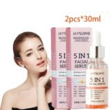 1/2/3pcs 30ml 5 In 1 Face Serum Moisturizing Vitamin C Hyaluronic Acid Facial Serum Shrink Pores Skin Care