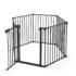 Inch Wide Reinforced Retractable Baby Gate with Support Rods, Extra Long Dog Gate Retractable Gate Outdoor Gates for Decks, Prev