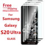 1/4Pcs Tempered Glass Screen Protector for Samsung Galaxy S20Ultra – Smartphone Protection Suitable for Samsung S20Ultra Series