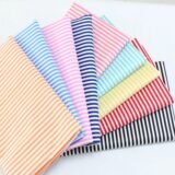 160x50cm Pure cotton fabric, fruit colored striped printed fabric, twill fabric, handmade DIY fabric, bed sheets sewing cloth