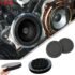 2Pcs Car Audio Refit 6.5-inch Speaker Waterproof Cover Audio Rust Protection Pad Speaker Waterproof Cover Black Red Universal