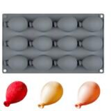 1pcs Balloon shape Silicone Cake Mold Chocolate Candy Pastry Baking Mould