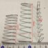 0.8mm 304 stainless steel Tension spring with O hook extension spring length 15 to 120mm