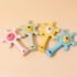 Cartoon Printed Baby Teether Mittens Chewing Gloves for Children & Babies Teethers Anti Eating Hand Teething Toys Baby Stuff