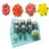 13PCS Russian Piping Tips Set Cake Decorating Kit- 7 Flower Nozzles,EVA Bag & Tools – for DIY Cake Puff Decoration Baking Tools