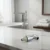 2 Pieces Bathtub Faucet Mounting Legs Silver-Toned Finish Plumbing Hardware for Bathroom