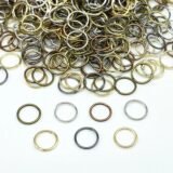 200pcs/lot 4 5 6 7 8 mm Jump Rings Split Connectors for Diy Jewelry Finding Making Accessories Wholesale Supplies