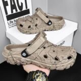 2024 Summer Men’s Sandals New Home Garden Shoes Comfortable and Lightweight Men Slippers Non-Slip Soft Bottom Flip Flop Sandals