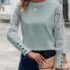 FSLE【Premium Series】Women’s French Loose Fit Cotton Shirt Long Sleeve Layering Top with Web Strap Detail Casual Oversized Blouse
