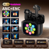 2025 AI Translation Bluetooth Earphones Smart Display Long