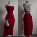 2026 Explosive New Summer Dress High Sensibility Halter Strap Spice Girl Bodycon Hip-Hugging Dress for Party Clubwear