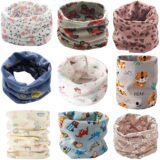 2026 New Spring Autumn Children Scarf Fashion Kids Child Cotton Scarf Boys Girls O Ring Scarf Children Collar Child Neck Scarf