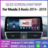 2400*900 Android 15 For Mazda 3 Axela 2014 – 2019 Car Radio Multimedia Player GPS Navigation Video Stereo Audio Head Unit Screen