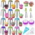 6/8Pcs Russian Tulip Flower Cake Icing Piping Nozzles Decorating Tips Baking Tools
