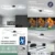 28W Linear Ceiling Light Black Modern LED Ceiling Light Fixture 6000K Aluminum Long Ceiling Lamp for Hallway, Kitchen, Bedroom,