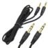 6.5mm Jack Audio Cable Nylon Braided Sheath 6.35 Jack Male To Male Aux Cable 1m 2m 3m Guitar Mixer Audio Amplifiers Bass Wires
