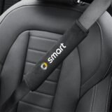 2PCS Car Seat Belt Cover Shoulder Protector Pad for SMART Eq Fortwo Forfour 453 451 452 450 454 Auto Accessories