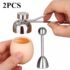 Stainless Steel Egg Topper Cutter Metal Egg Scissors Boiled Raw Opener Creative Kitchen Tool Gadgets Accessories Cool Gadgets
