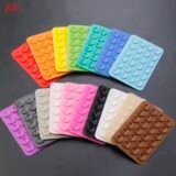 2pcsThickened Silicone Suction Cup 24 Square Suction Cups Mobile Phone Tablet Luggage Suction Cup Universal Charger Leather Case
