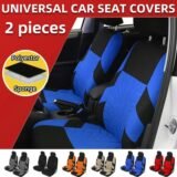 2Pieces Front Car Seat Cover Universal Auto Seat Protector