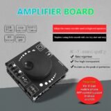 2x50W Digital mini Audio Amplifier Board Dual Channel Speaker HIFI AUX Power Amp Power Module Bluetooth-compatible 5.0