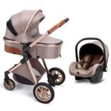 3-in-1 Luxury Travel System: Vista High Landscape Stroller Features a Reversible, Parent-Facing Seat