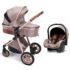 Baby 3 Speeds Stroller Mini Fan With Light Portable USB Charging Fan Mobile Phone Holder Stroller Accessories Baby Newborn Items