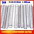 65Mn Wire Diameter 1.4 Mm Cylidrical Coil Compression Spring Return Compressed Springs Release Pressure Spring Steel Coils 5 Pcs