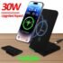 SwanScout 506SM Detachable Magnetic Wireless Charger Stand for Samsung S25 ultra S24+ S23 Z Flip 7 Z Flod 7 for iPhone 16 15 14