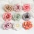 Artificial Rose Flowers Silk Fake Flowers Head For Home Decor Garden Marriage Wedding Decoration Bride Craft Wreath Accessories
