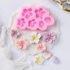 Crown Bowknot Shape 3D Fondant Cake Silicone Mold for Polymer Clay Molds Kitchen Chocolate Pastry Candy Making Tools