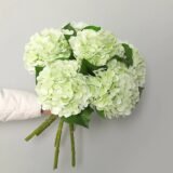 3D Printing Latex Real Touch Hydrangea Artificial Flowers Large for Home Decor Bridal Bouquet Wedding – Durable Fake Hydrangeas