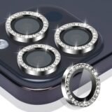 3PCS Diamond Camera Lens Protector For iPhone 15 16 Pro Max Metal Protective Glass For iPhone 11 12 13 14 Pro Max Lens Glass