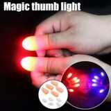 4/5/6Pcs Magic Light Up Finger LED Tricks Thumb Props Festival Party Novelty Funny Toys
